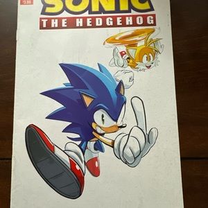 Sonic the Hedgehog #1 2nd Print Variant- IDW 2018 - HTF LOW PRINT -